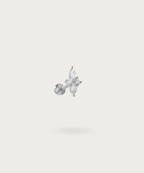 925 silver Stud piercing