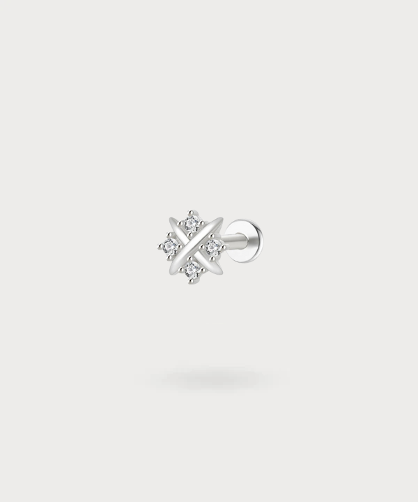 Wear the cosmos on your ear with the Sheira helix piercing