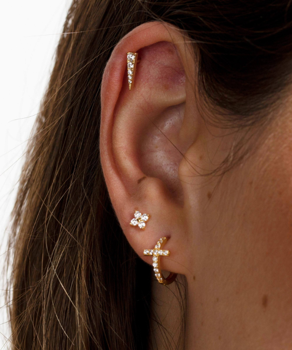 Hypoallergenic Titanium Piercing Earlobe for Sensitive Ears