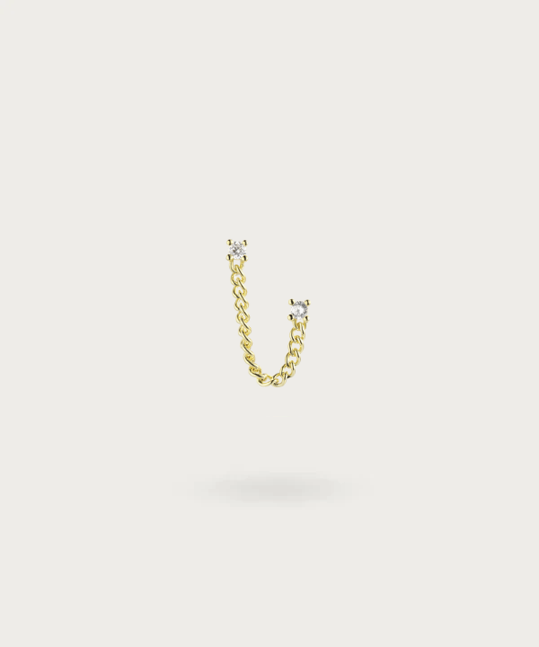 Martina Chain Ear Piercing - Simple and Sophisticated