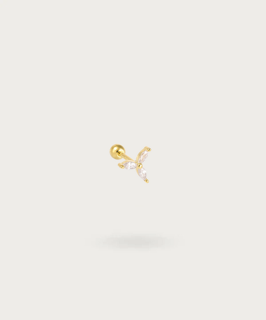 Elegant gold Flat piercing