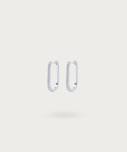 Experience timeless elegance with Alegria's hoops, a fusion of classic design and contemporary flair, adorned with sparkling zirconia.