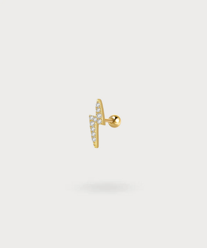 Carla Forward Helix Ear Piercing in 925 Gold Plated Silver