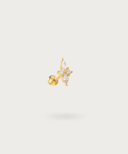 gold plated Flat ear piercing