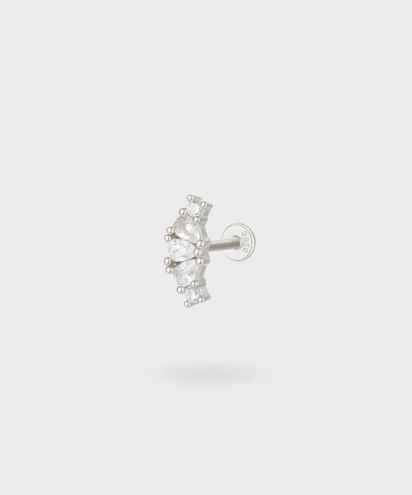 The Hegoa helix piercing, a series of zirconia for constant radiance