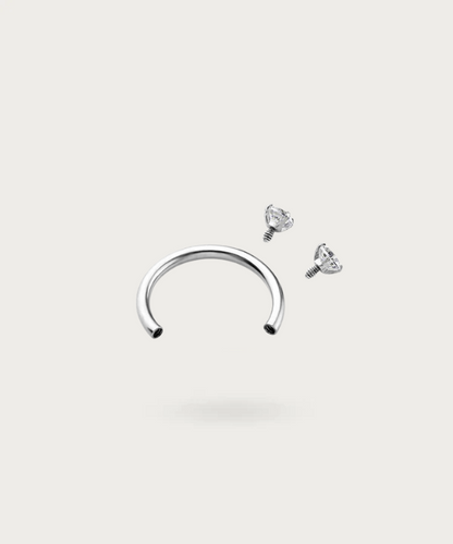 Yakira titanium Tragus piercing, comfortable for daily use